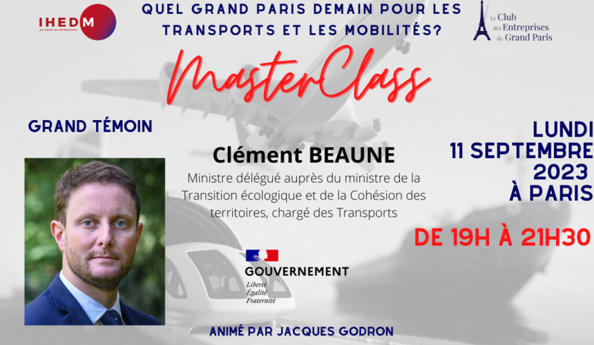 Master Class avec le Ministre Clément BEAUNE