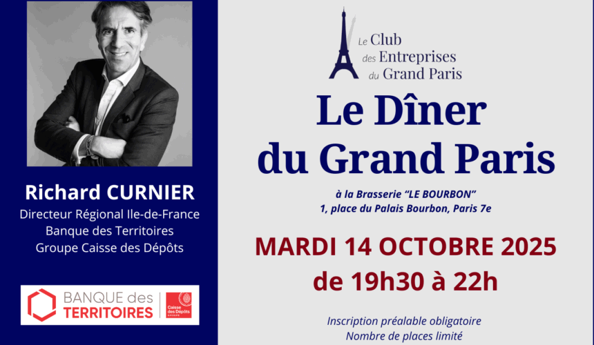 Dîner du Grand Paris avec Richard CURNIER