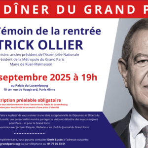 Dîner du Grand Paris avec Patrick Ollier