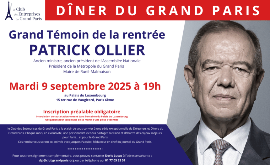 Dîner du Grand Paris avec Patrick OLLIER