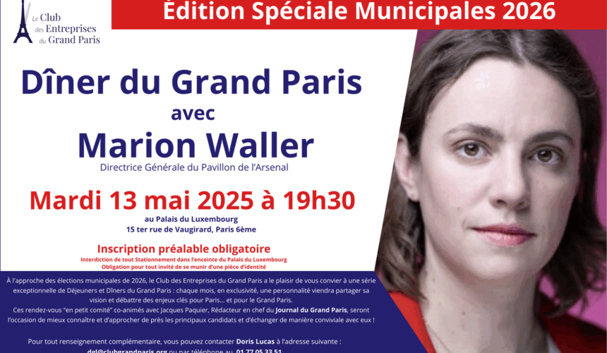 Édition Spéciale Municipales 2026 – Dîner avec Marion Waller