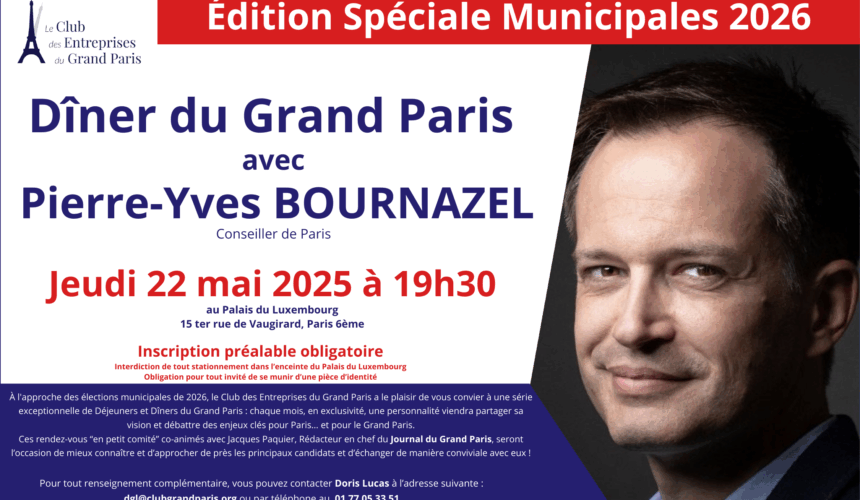 Édition Spéciale Municipales 2026 – Dîner avec Pierre-Yves Bournazel