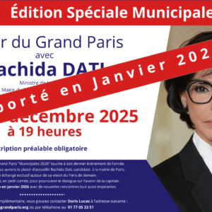 Édition Spéciale Municipales 2026 – Dîner avec Rachida DATI