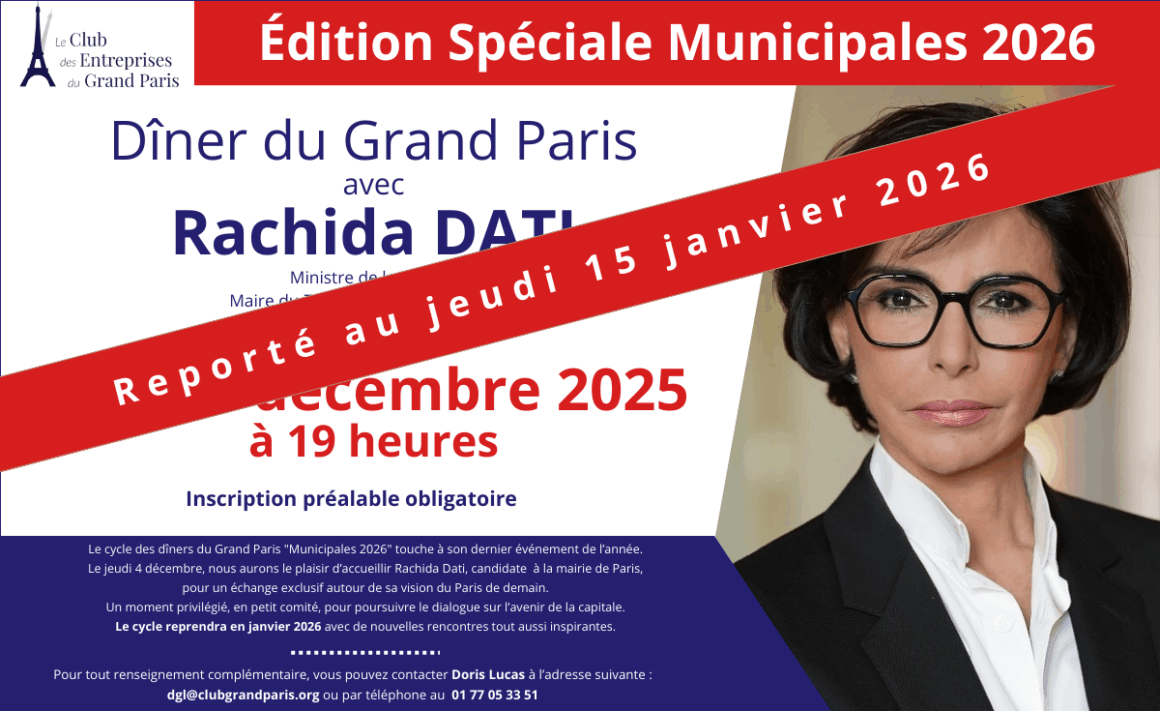 Édition Spéciale Municipales 2026 – Dîner avec Rachida DATI