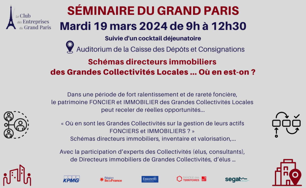 Schémas directeurs immobiliers des Grandes Collectivités Locales … Où en est-on ?