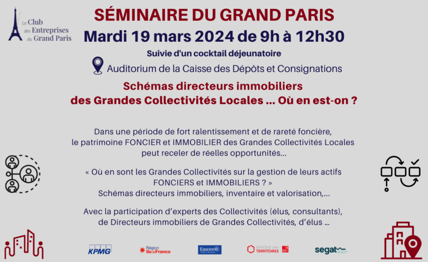 « Schémas directeurs immobiliers des Grandes Collectivités Locales … Où en est-on ? »