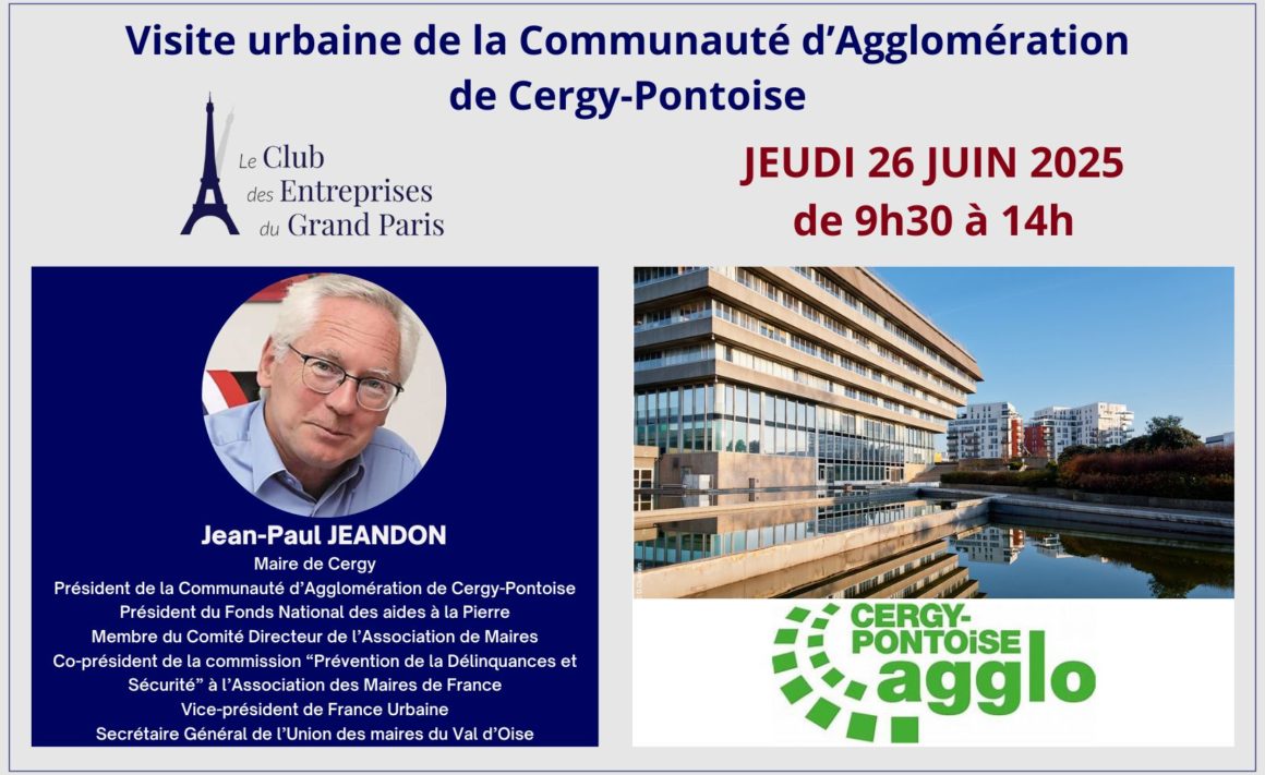Visite urbaine à Cergy Visite urbaine de la Communauté d’Agglomération de Cergy-Pontoise
