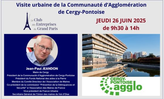 Visite urbaine de la Communauté d’Agglomération de Cergy-Pontoise