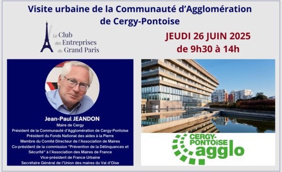 Visite urbaine de la Communauté d’Agglomération de Cergy-Pontoise