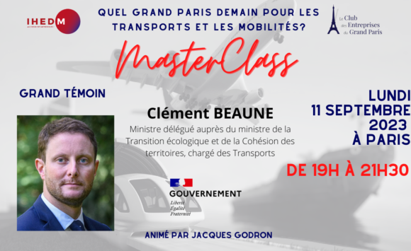 Master Class avec le Ministre Clément BEAUNE