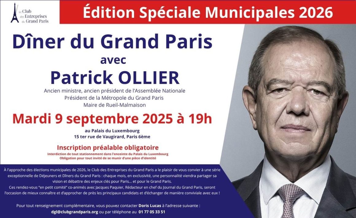 Édition Spéciale Municipales 2026 – Dîner avec Patrick Ollier