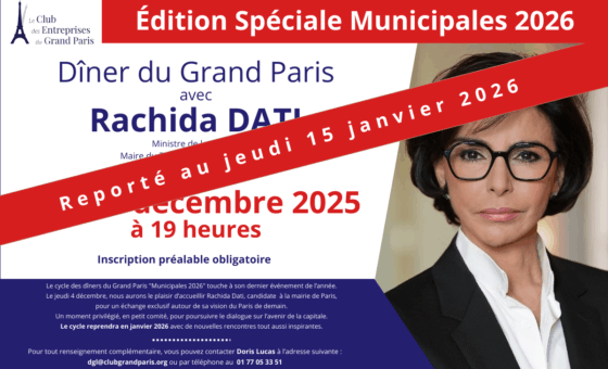 Édition Spéciale Municipales 2026 – Dîner avec Rachida DATI